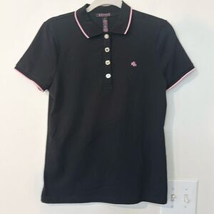 Lauren Ralph Lauren Black Polo Shirt S